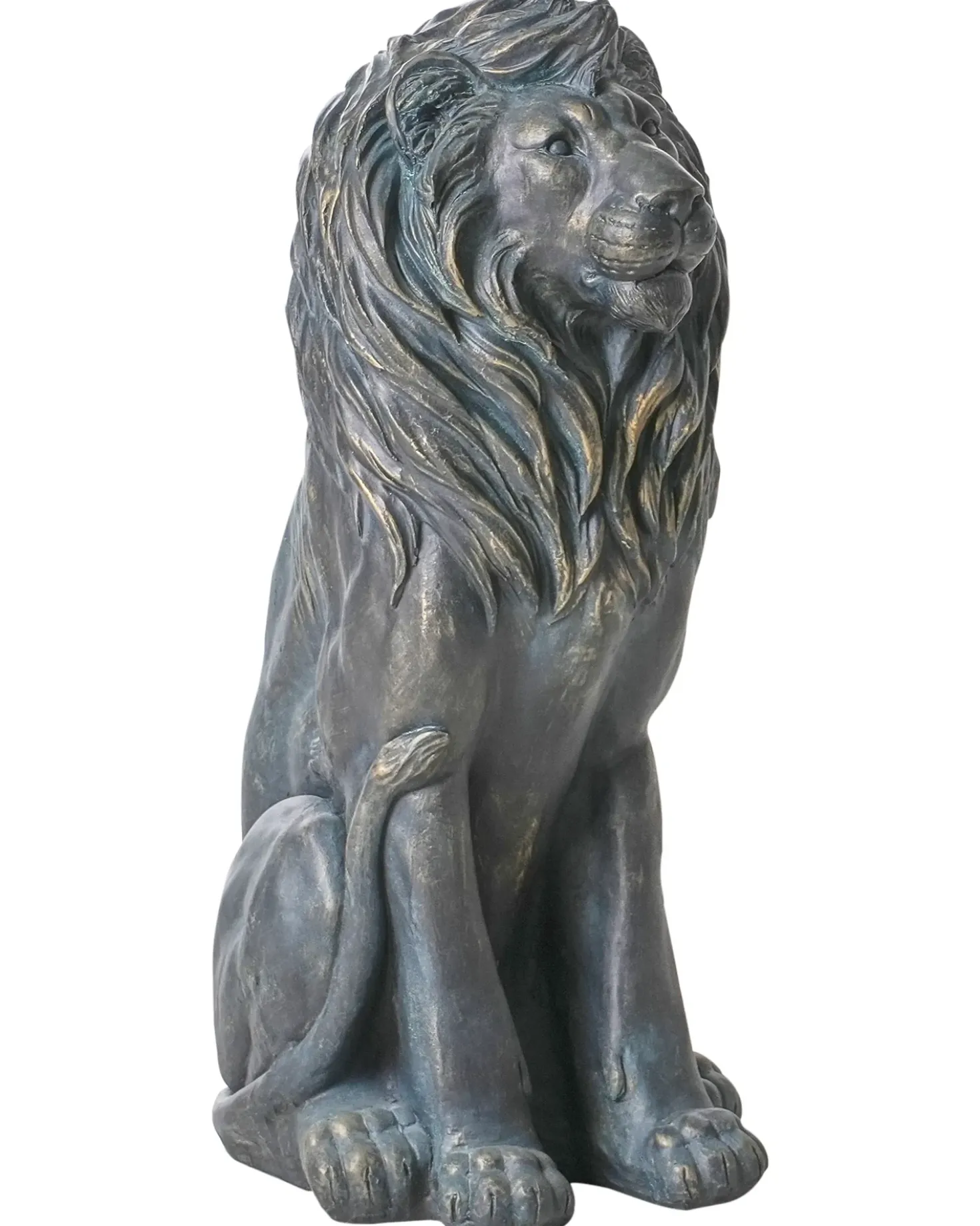 Statua da giardino DAKAR Leone Marrone
