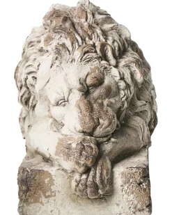 Statua da giardino LARI Leone Beige