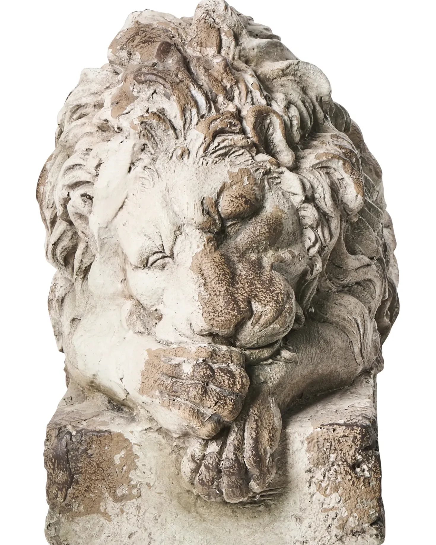 Statua da giardino LARI Leone Beige
