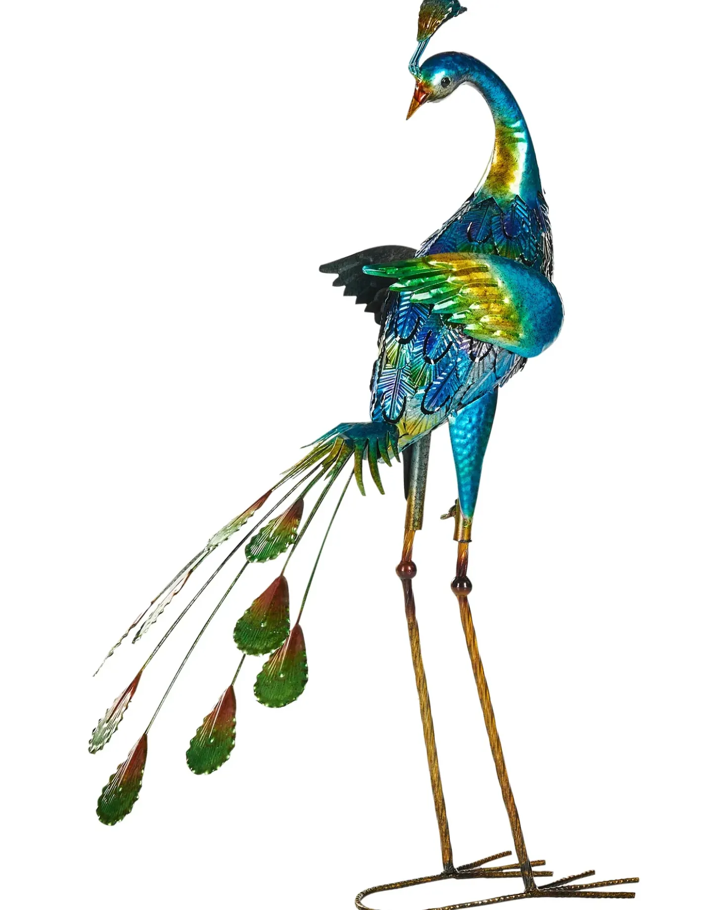 Statua da giardino PEACOCK Blu