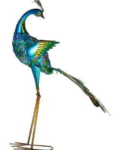 Statua da giardino PEACOCK Blu