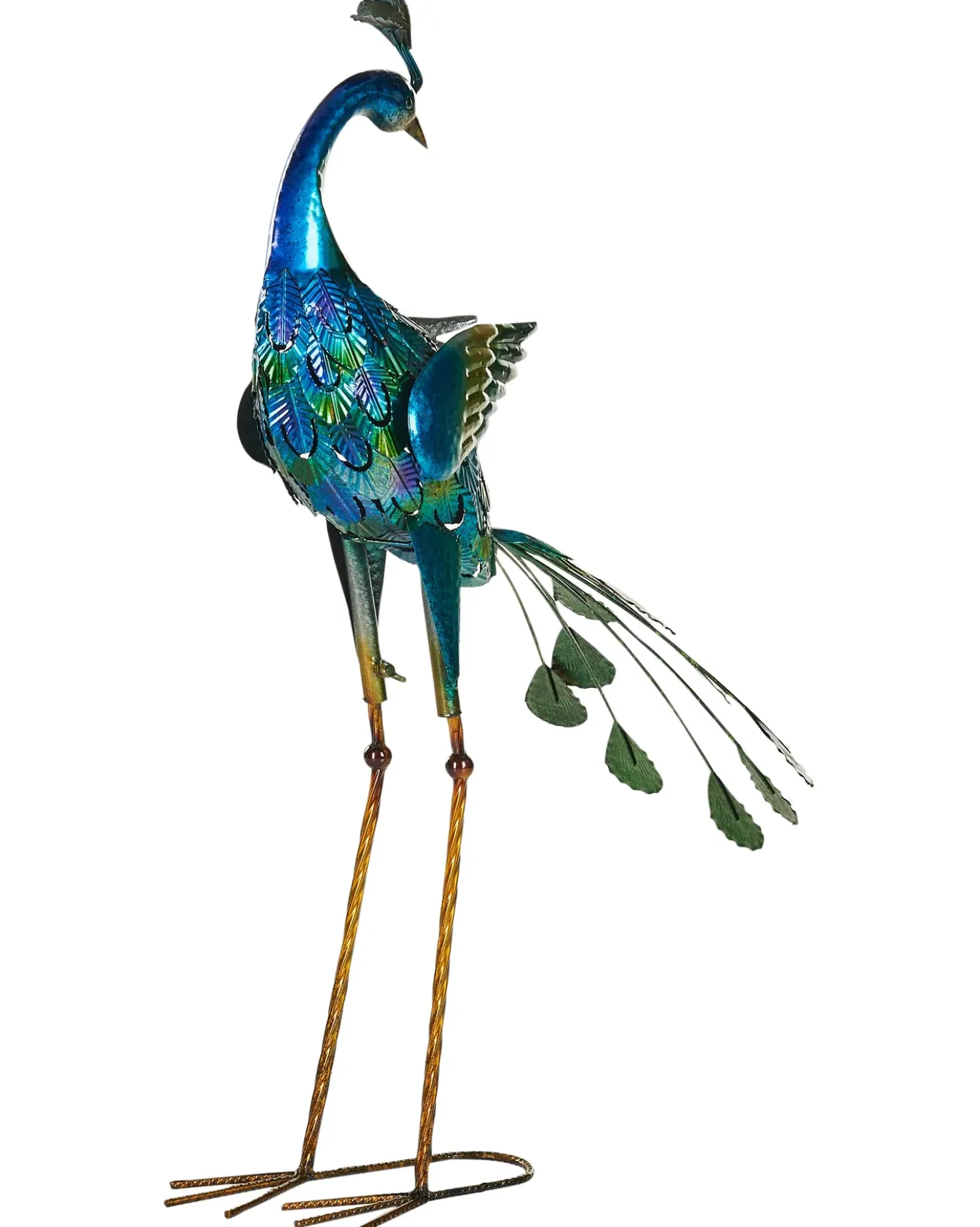 Statua da giardino PEACOCK Blu