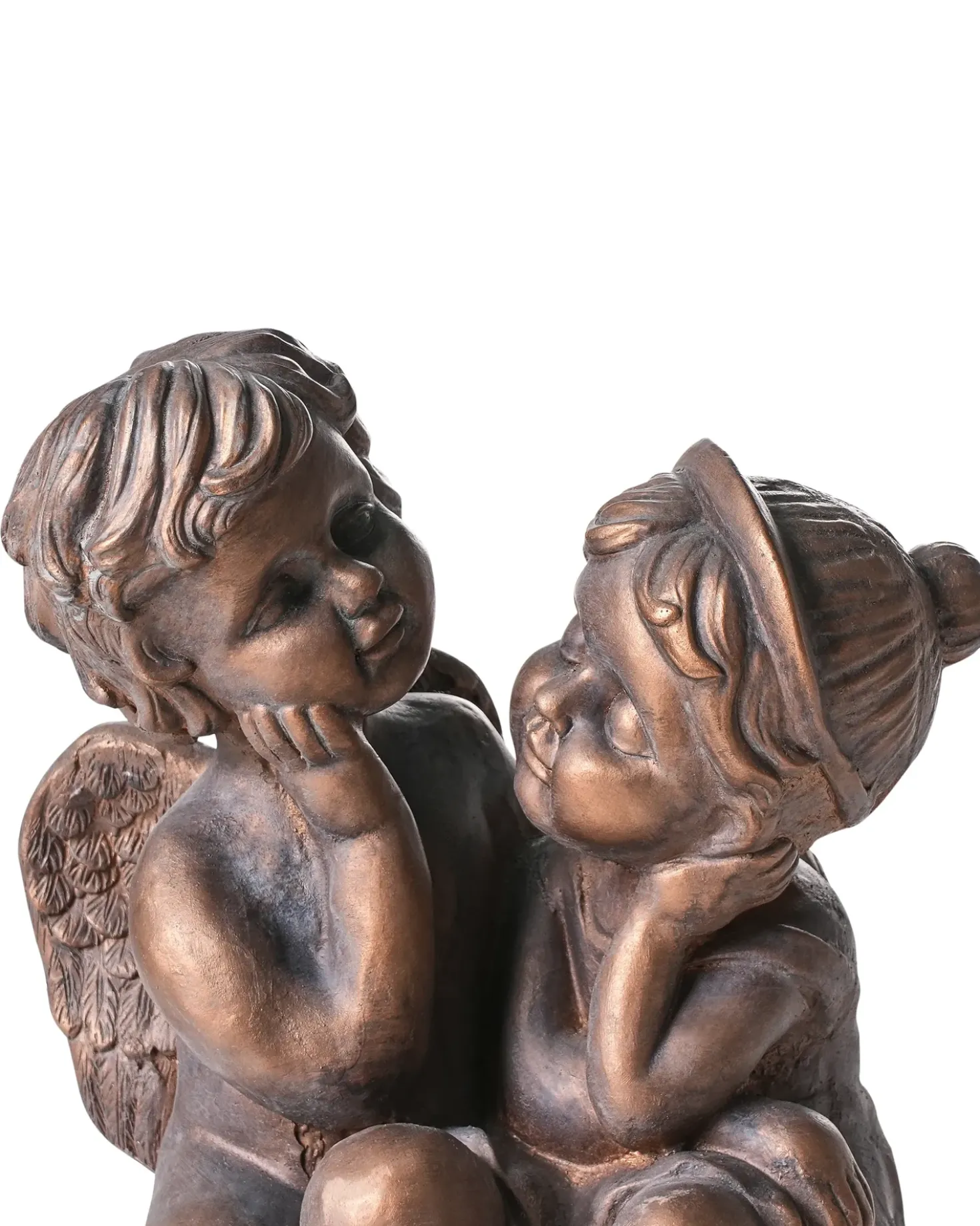 Statuetta da giardino DAMARO Bambini Marrone