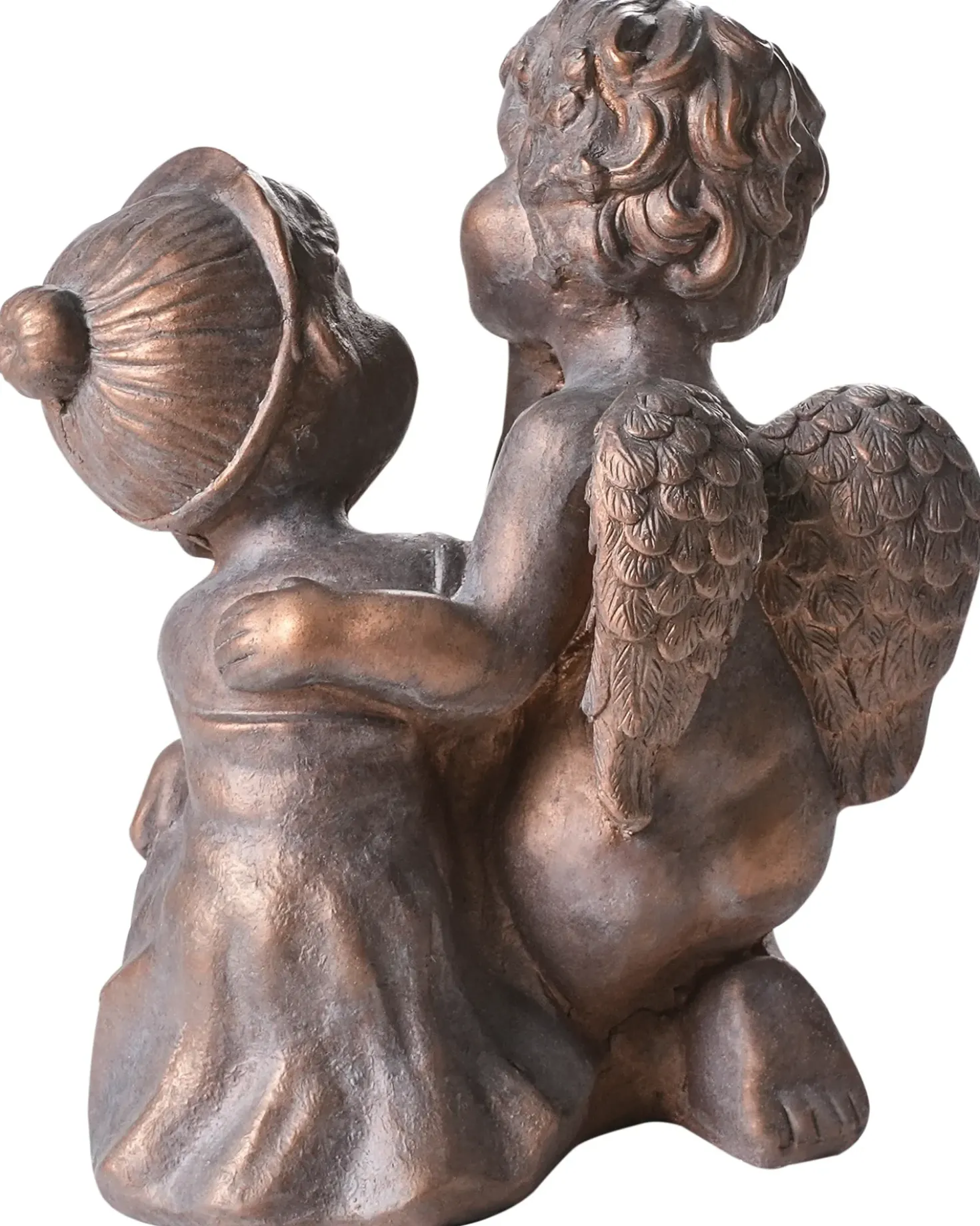 Statuetta da giardino DAMARO Bambini Marrone