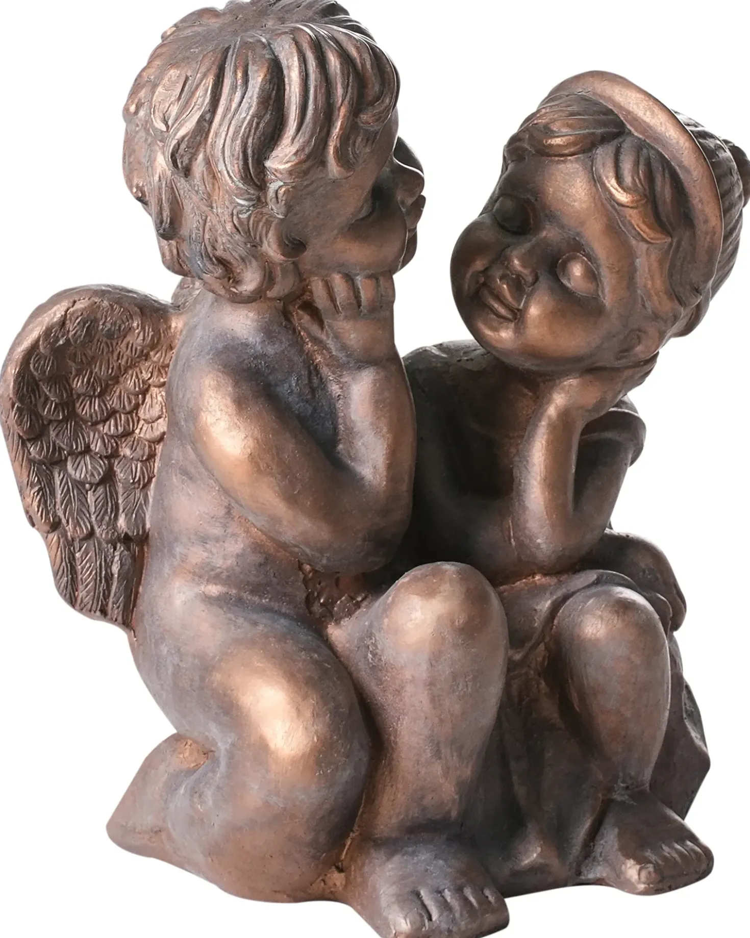 Statuetta da giardino DAMARO Bambini Marrone