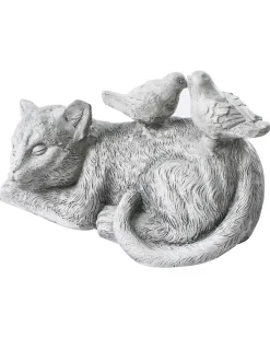 Statuetta da giardino KALELA Gatto Grigio