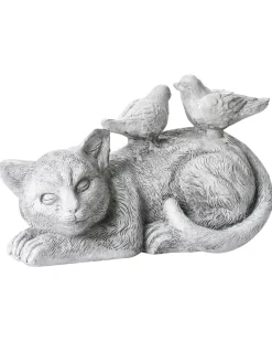 Statuetta da giardino KALELA Gatto Grigio