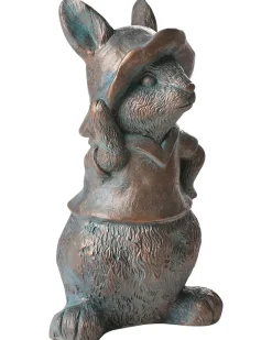Statuetta da giardino KONAKRY Coniglio Marrone