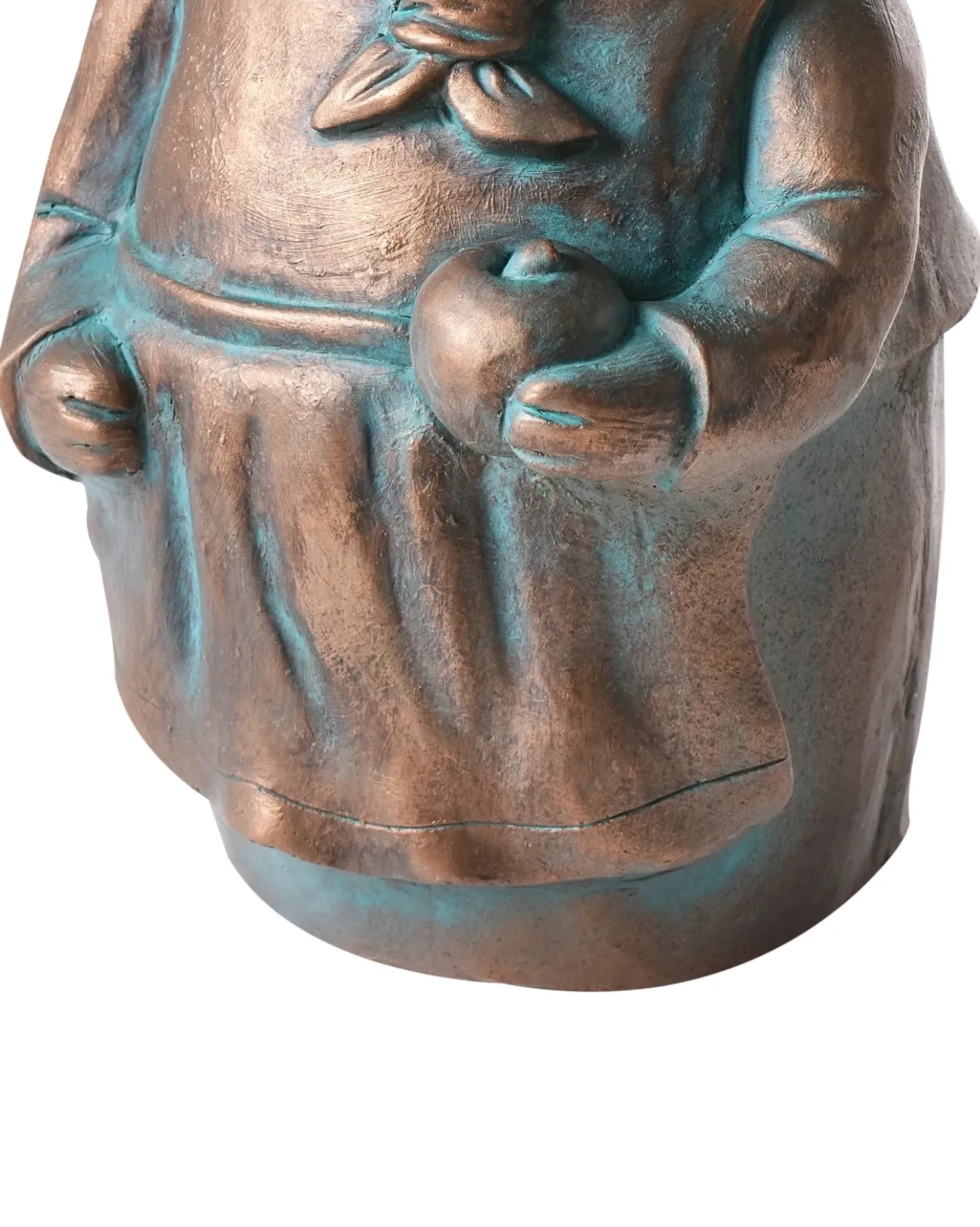 Statuetta da giardino LOLA Riccio Marrone