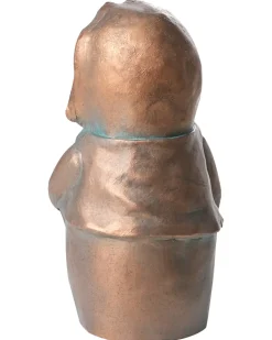 Statuetta da giardino LOLA Riccio Marrone