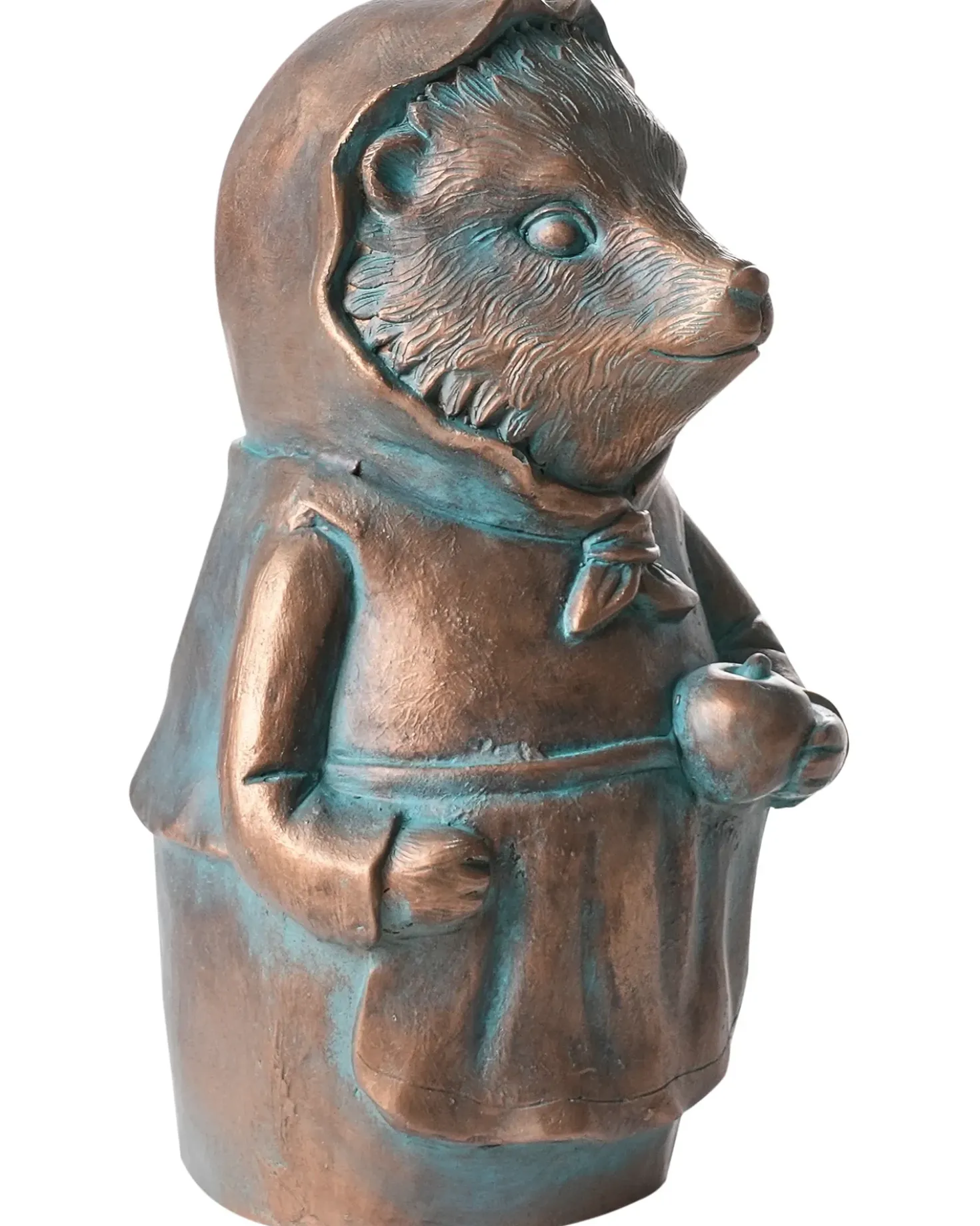 Statuetta da giardino LOLA Riccio Marrone