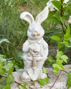 Statuetta da giardino SIMARD Bianco