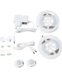 Striscia LED ATRATO 240 cm con sensore di movimento Bianco