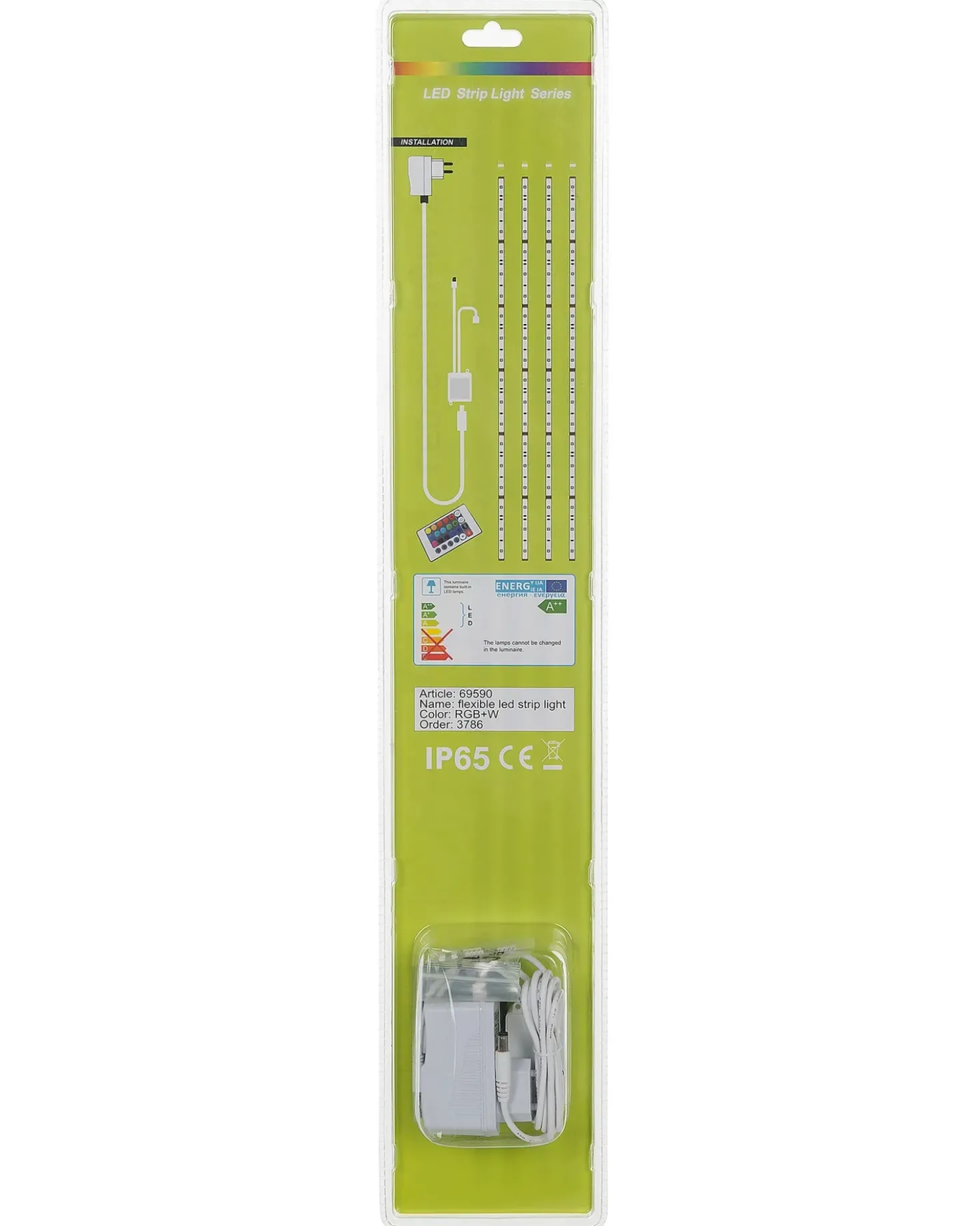 Striscia LED KALADAN 240 cm con telecomando Multicolore