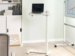 Supporto manuale regolabile per laptop SCHOLA Bianco 70 cm 40 cm