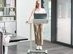 Supporto manuale regolabile per laptop SCHOLA Verde chiaro 70 cm 40 cm