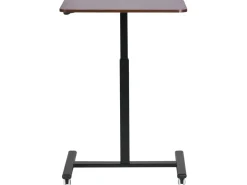 Supporto manuale regolabile per laptop ACADEMIA Marrone scuro 65 cm 48 cm con ruote