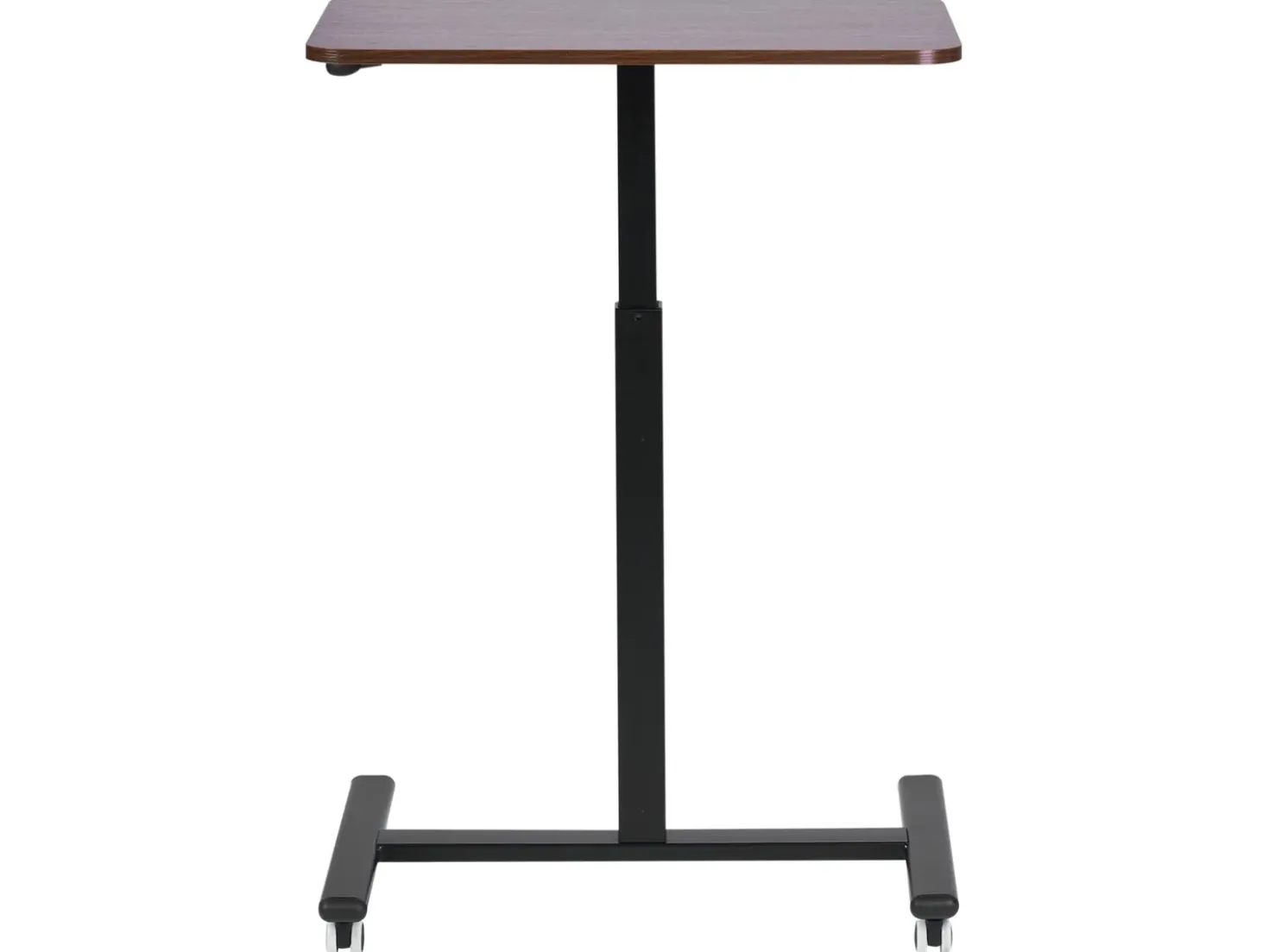 Supporto manuale regolabile per laptop ACADEMIA Marrone scuro 65 cm 48 cm con ruote