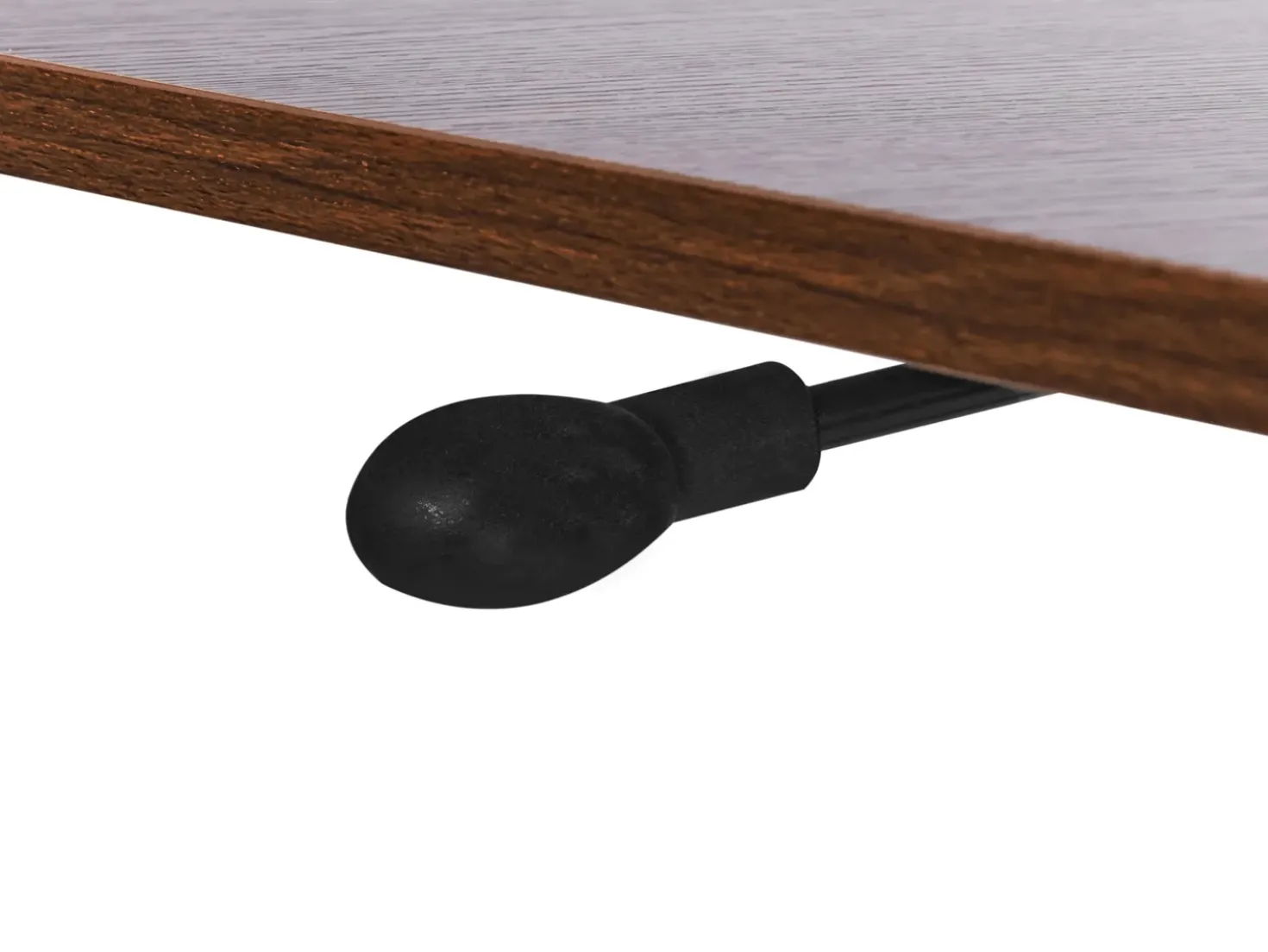 Supporto manuale regolabile per laptop ACADEMIA Marrone scuro 65 cm 48 cm con ruote