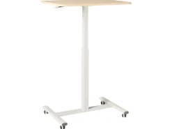 Supporto manuale regolabile per laptop ACADEMIA Marrone chiaro/Bianco 65 cm 48 cm