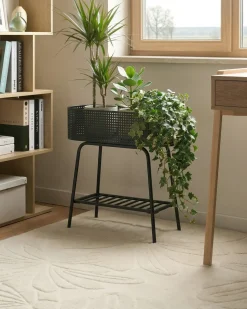 Supporto per vasi LINNAEA Metallo 60 cm Nero
