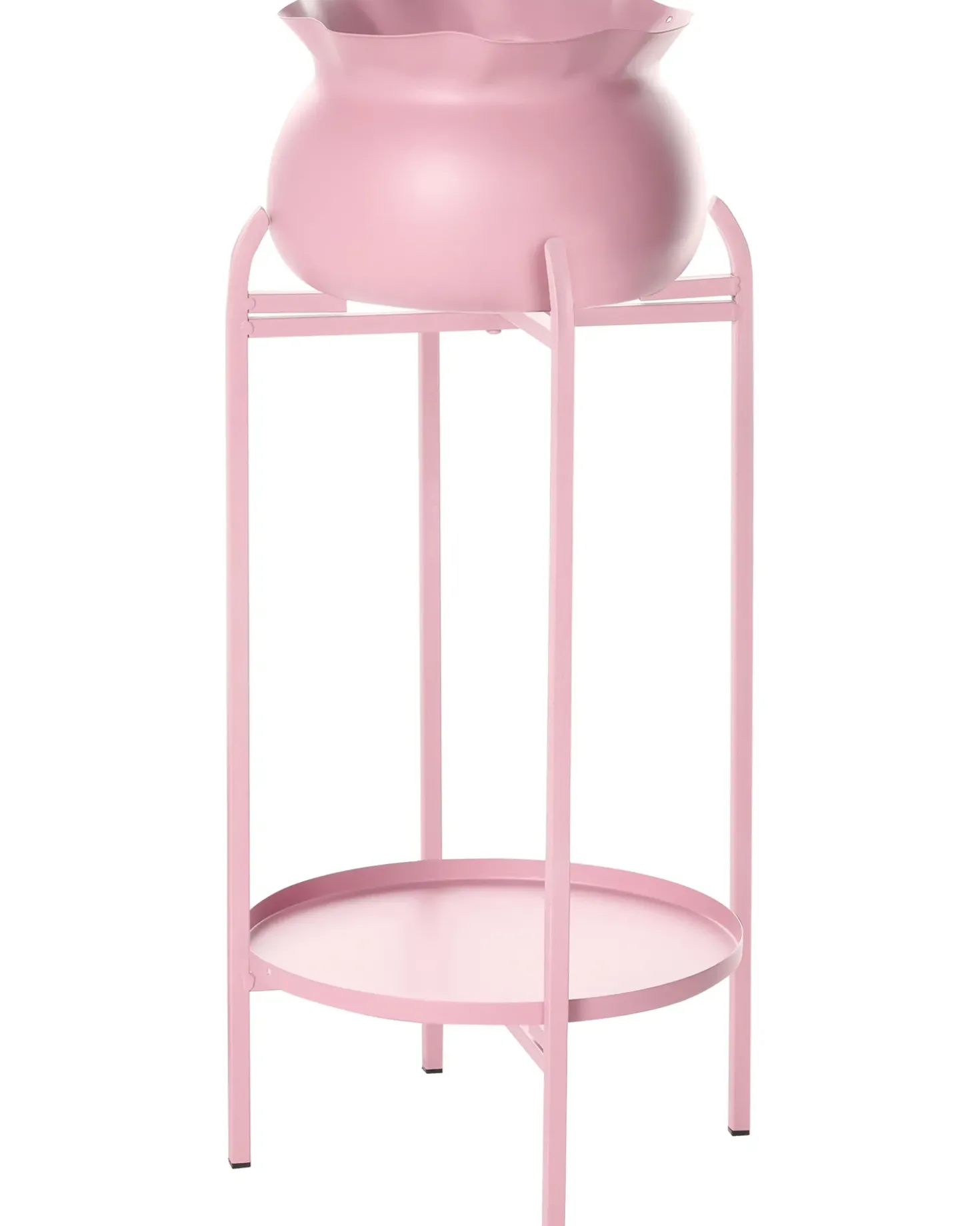 Supporto per vasi MOKUREN Metallo 25 cm Rosa