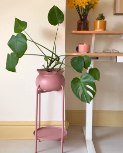 Supporto per vasi MOKUREN Metallo 25 cm Rosa