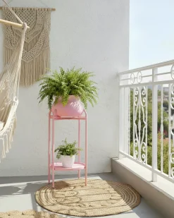 Supporto per vasi MOKUREN Metallo 25 cm Rosa
