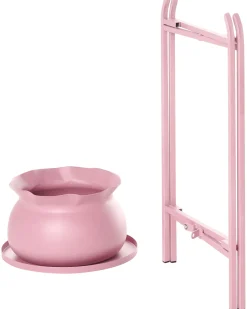 Supporto per vasi MOKUREN Metallo 25 cm Rosa