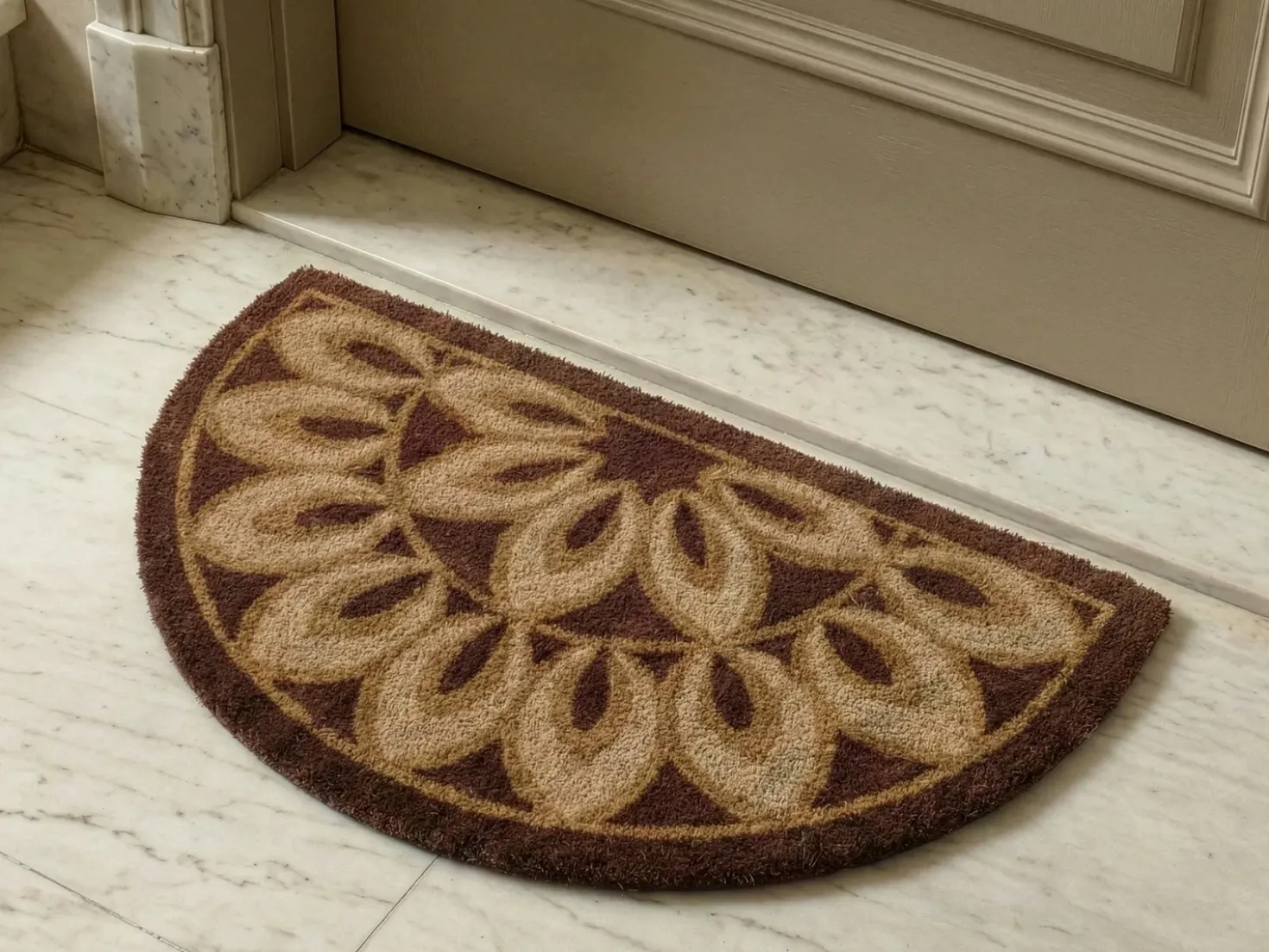 Tappetino da Ingresso ALATNA Marrone 45 x 75 cm Fibra di Cocco