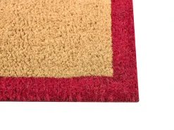 Tappetino da Ingresso BULUSAN Naturale 60 x 90 cm Modello natalizio Fibra di Cocco