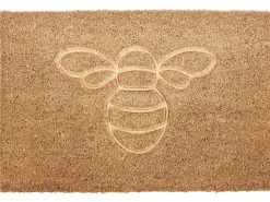 Tappetino da Ingresso CAVITE Naturale 40 x 60 cm Ape Fibra di Cocco