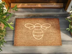 Tappetino da Ingresso CAVITE Naturale 40 x 60 cm Ape Fibra di Cocco