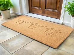 Tappetino da Ingresso CAVITE Naturale 55 x 120 cm Ape Fibra di Cocco