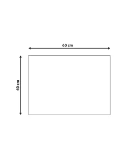 Tappetino da Ingresso FANSIPAN Nero 40 x 60 cm Testo Fibra di Cocco