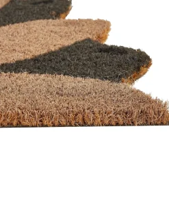 Tappetino da Ingresso HOTAKA Multicolore 40 x 60 cm Fiore Fibra di Cocco