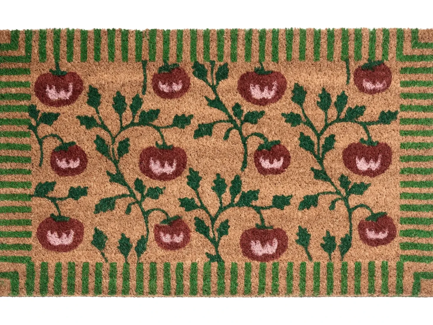 Tappetino da Ingresso KNIK Naturale 50 x 80 cm Pomodoro Fibra di Cocco
