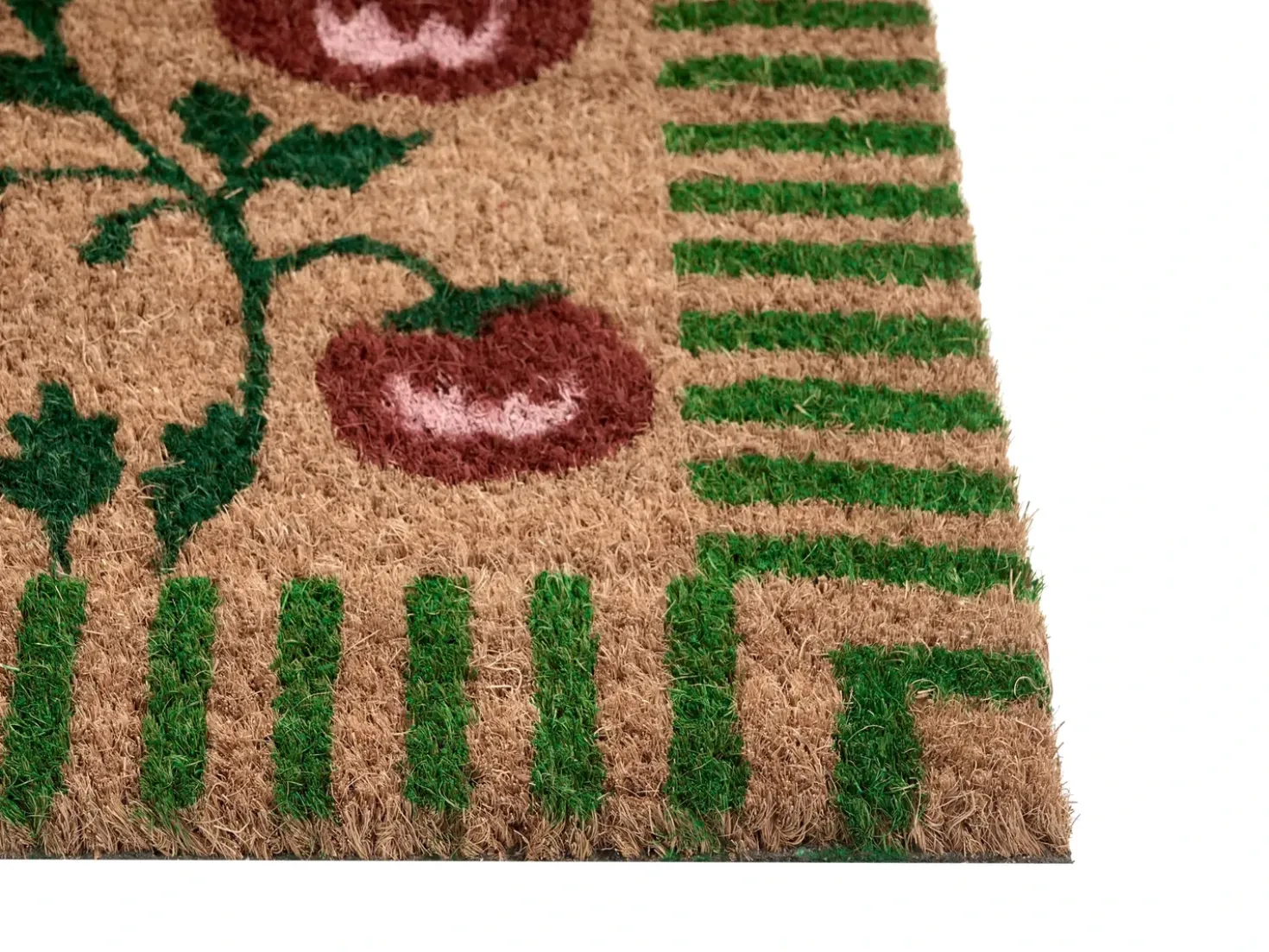 Tappetino da Ingresso KNIK Naturale 50 x 80 cm Pomodoro Fibra di Cocco