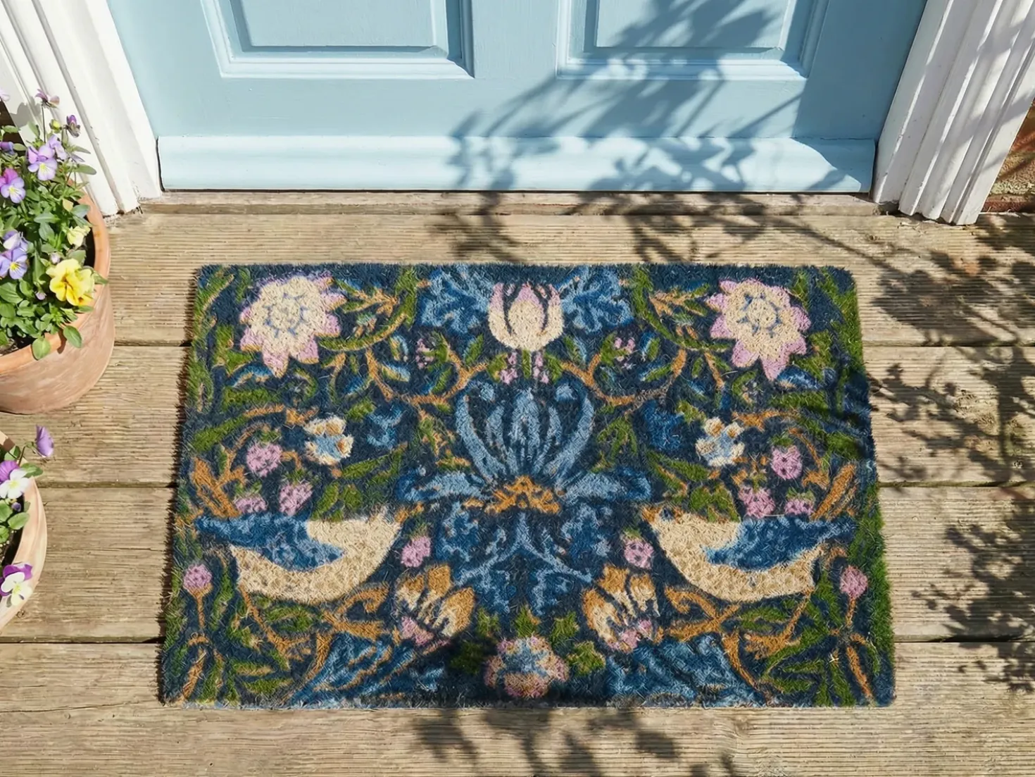 Tappetino da Ingresso SAKESAR Multicolore 40 x 60 cm Fibra di Cocco