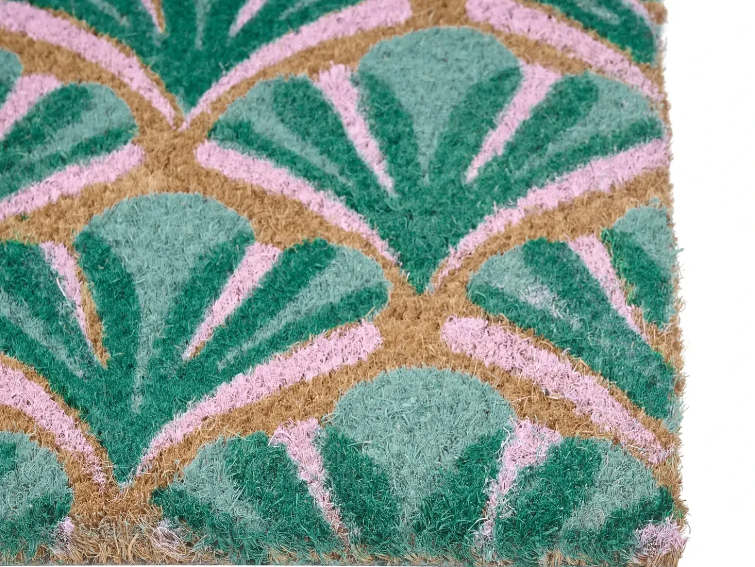 Tappetino da Ingresso TATALIK Verde 50 x 80 cm Fibra di Cocco