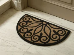 Tappetino da Ingresso TISHIMNA Naturale 45 x 75 cm Fibra di Cocco