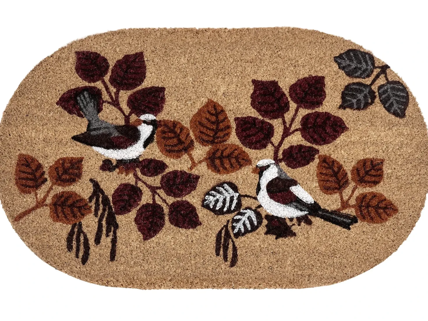 Tappetino da Ingresso TOOLIK Naturale 50 x 80 cm Uccello Fibra di Cocco