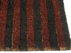 Tappetino da Ingresso TUKSUK Marrone/Beige 50 x 80 cm Fibra di Cocco