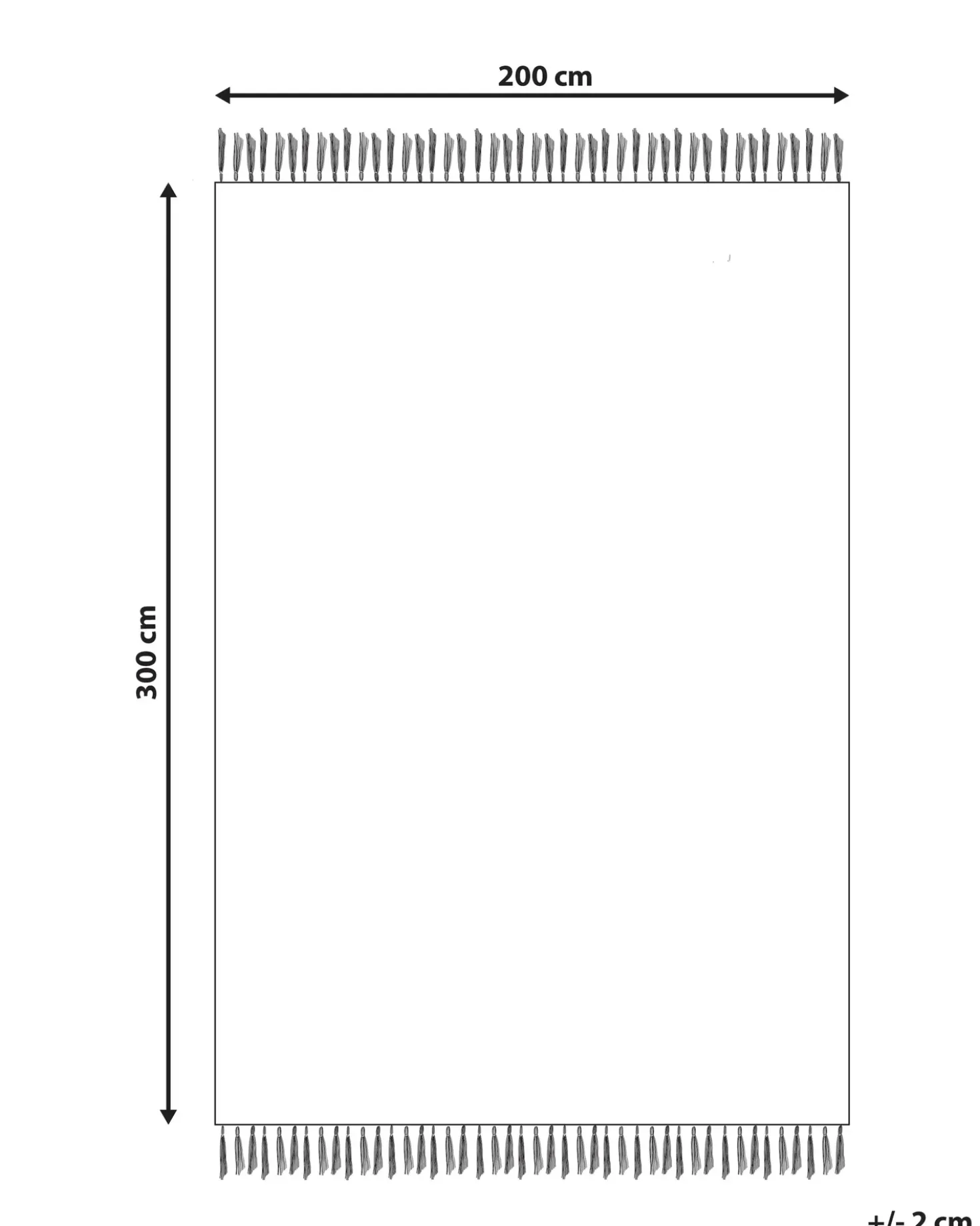 Tappeto ADANA Rosa 200 x 300 cm Lana