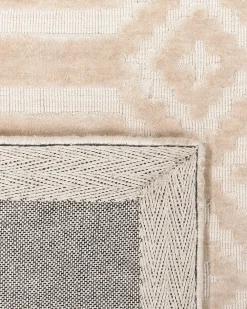 Tappeto ADATEPE Beige 140 x 200 cm Viscosa