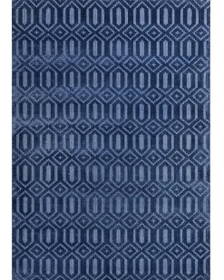 Tappeto ADATEPE Blu marino 160 x 230 cm Viscosa