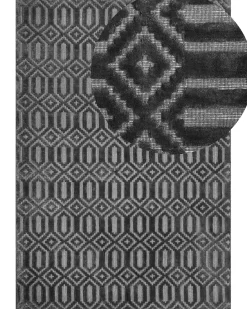 Tappeto ADATEPE Grigio scuro 160 x 230 cm Viscosa