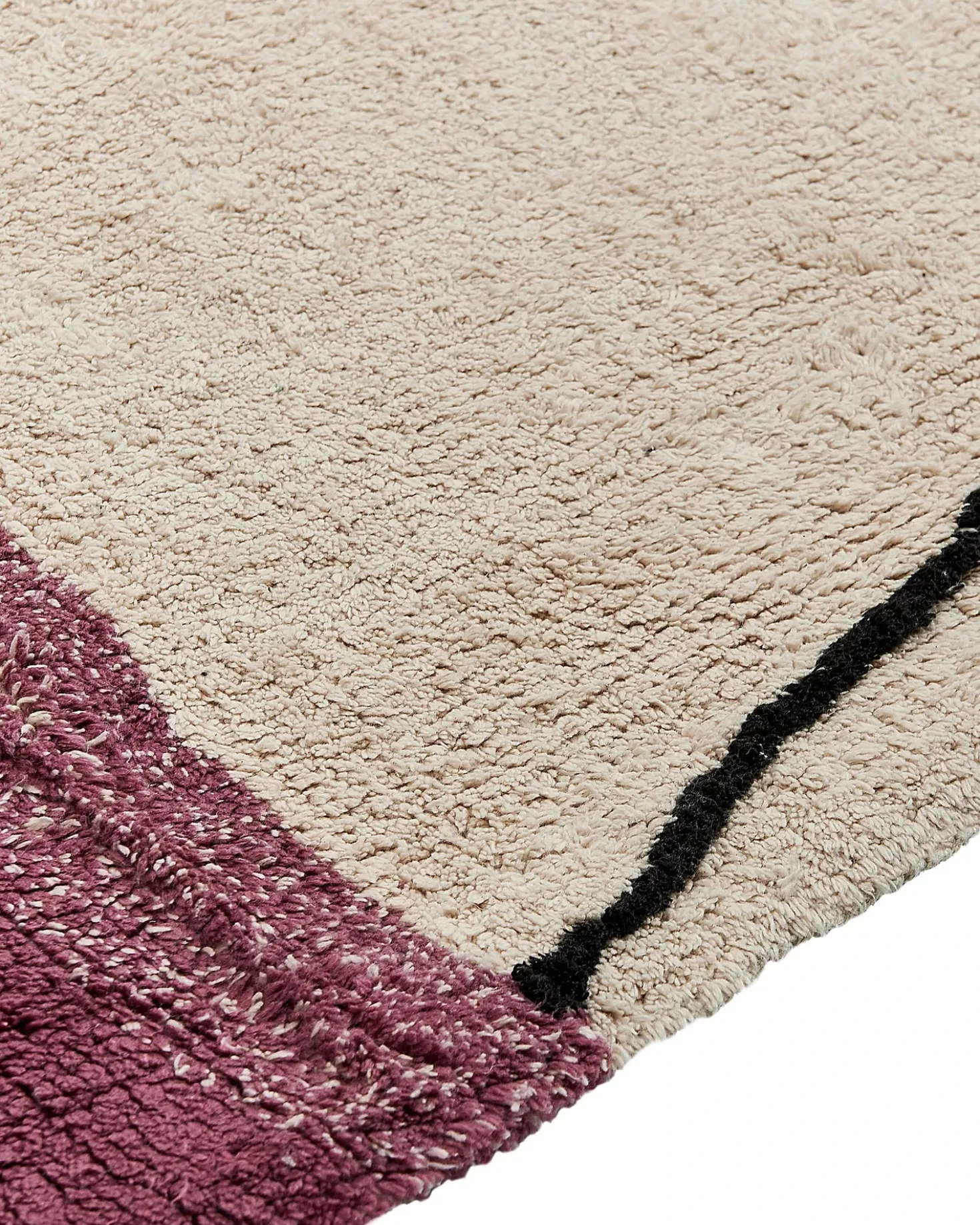 Tappeto AFSAR Beige chiaro 160 x 230 cm Cotone