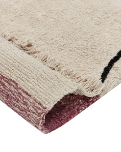 Tappeto AFSAR Beige chiaro 160 x 230 cm Cotone