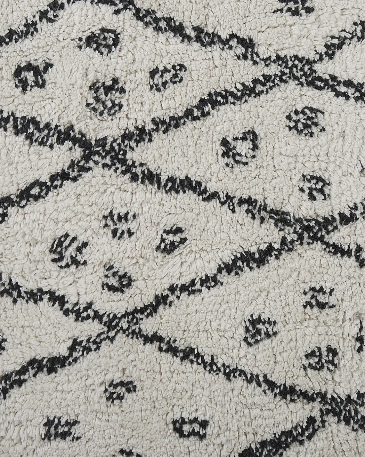 Tappeto AGADIR Bianco sporco 160 x 230 cm Cotone